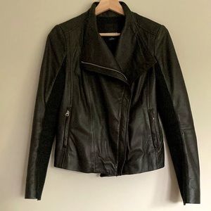 Trouvé Leather Moto Style Jacket